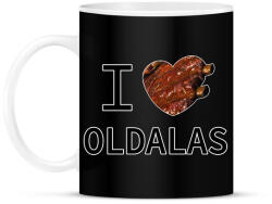 printfashion I love Oldalas - Bögre - Fekete (11610838)