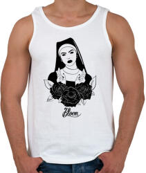 printfashion Bloom - Férfi atléta - Fehér (1942178)