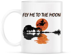 printfashion Repülj a holdig! - Bögre - Fehér (1868245)