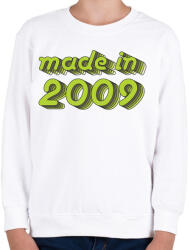 printfashion made-in-2009-green-grey - Gyerek pulóver - Fehér (489962)