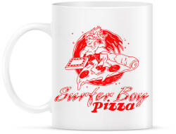 printfashion Surfer Boy Pizza - Bögre - Fehér (7293711)