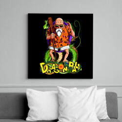 printfashion master roshi - Vászonkép - Fekete (14938470)