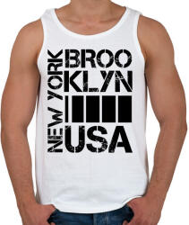 printfashion New York Brooklyn USA - Férfi atléta - Fehér (4381852)