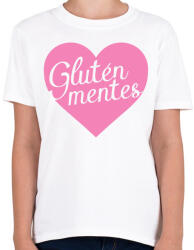 printfashion gluten-free-love-pink - Gyerek póló - Fehér (891169)
