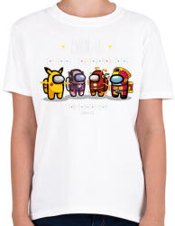 printfashion Among us Elite crewmates set - Gyerek póló - Fehér (4204920)