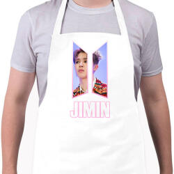 printfashion BTS Jimin - Kötény - Fehér (4908367)