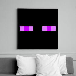 printfashion Minecraft enderman - Vászonkép - Fekete (13636172)