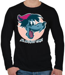 printfashion No, megállj csak! - Férfi hosszú ujjú póló - Fekete (13534082)