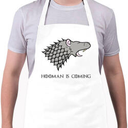 printfashion Hooman is coming - Kötény - Fehér (13466486)