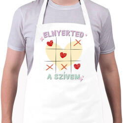 printfashion Elnyerted a szívem - Kötény - Fehér (11646761)