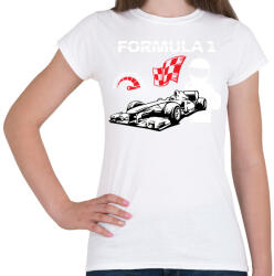 printfashion Formula 1 - Női póló - Fehér (13114392)