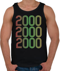 printfashion 2000 - Férfi atléta - Fekete (4281078)