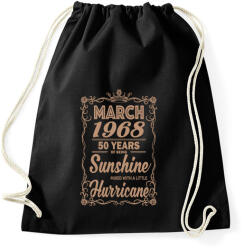 printfashion Születésnap - Napfény egy kis hurrikánnal! - Sportzsák, Tornazsák - Fekete (815986)