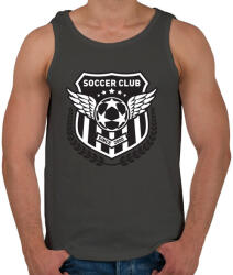 printfashion Futball klub - Férfi atléta - Sötétszürke (358598)