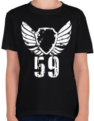 printfashion 59wh. png - Gyerek póló - Fekete (339192)