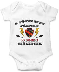 printfashion Tökéletes férfi december - Baba Body - Fehér (2744641)