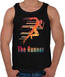 printfashion A futó - Férfi atléta - Fekete (1433344)