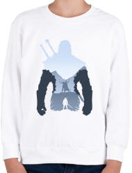 printfashion Witcher Monster Hunter - Gyerek pulóver - Fehér (2215988)