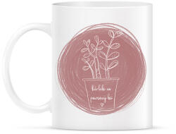 printfashion Ne purcanj ki - Bögre - Fehér (2813330)