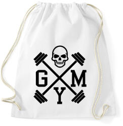 printfashion Gym - koponyával - Sportzsák, Tornazsák - Fehér (16175403)