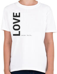 printfashion LOVE - Gyerek póló - Fehér (1157348)