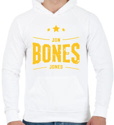 printfashion Jon Bones Jones - Férfi kapucnis pulóver - Fehér (14853746)