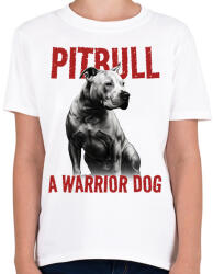 printfashion Pitbull - Gyerek póló - Fehér (13679319)