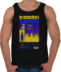 printfashion Demon - Férfi atléta - Fekete (14736556)