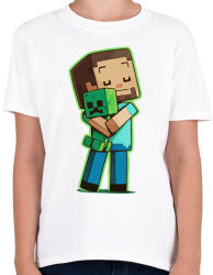 printfashion Creeper Needs Love - Gyerek póló - Fehér (936737)