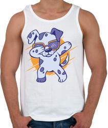 printfashion Dalmata - Férfi atléta - Fehér (13023033)