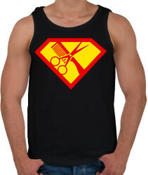 printfashion szuper fodrász - Férfi atléta - Fekete (1626101)