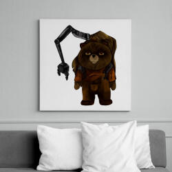 printfashion Vladdy - Vászonkép - Fehér (6623510)