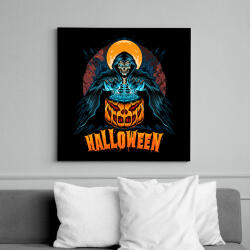 printfashion Halloween Grim Reaper - Vászonkép - Fekete (6660065)