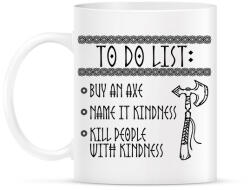printfashion To do list - viking - Bögre - Fehér (15514649)
