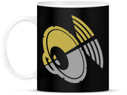 printfashion I Love Music - Bögre - Fekete (10864873)