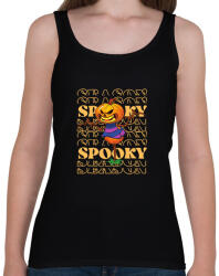 printfashion Halloween Spooky töki - Női atléta - Fekete (14390096)