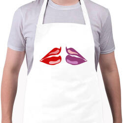printfashion LIps - Kötény - Fehér (4912936)