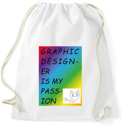 printfashion My passion - Sportzsák, Tornazsák - Fehér (12692978)