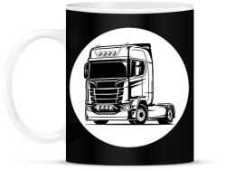 printfashion Nyergesvontató - Bögre - Fekete (13150432)