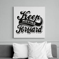 printfashion Menj előre - Vászonkép - Fehér (6620895)