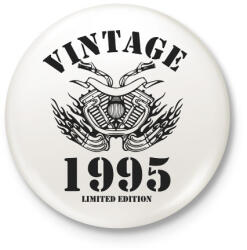 printfashion 1995 - Kitűző, hűtőmágnes - Fehér (6222494)