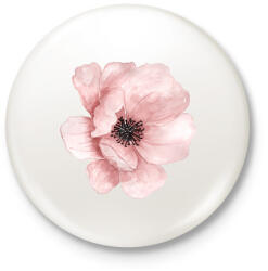 printfashion Watercolor Flower - Kitűző, hűtőmágnes - Fehér (3081353)