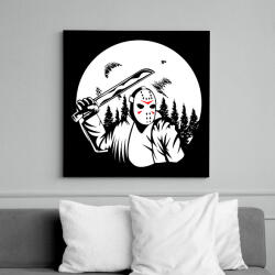 printfashion Jason Machete - Vászonkép - Fekete (6649884)