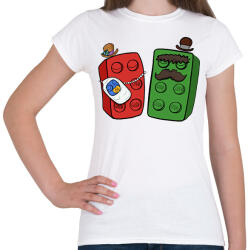 printfashion Lego család - Női póló - Fehér (16182792)