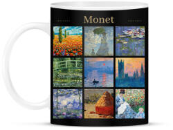 printfashion Monet - részletek - Bögre - Fekete (11899295)