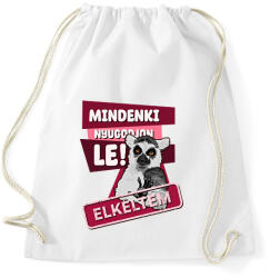 printfashion Mindenki nyugodjon le elkeltem - Sportzsák, Tornazsák - Fehér (13253447)