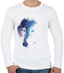 printfashion Through many storms - Férfi hosszú ujjú póló - Fehér (239061)