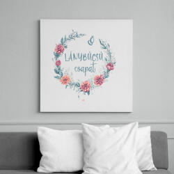 printfashion Lánybúcsú csapat - Vászonkép - Fehér (13281773)