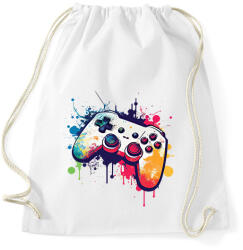 printfashion gamer - Sportzsák, Tornazsák - Fehér (16639505)
