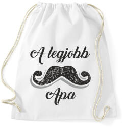 printfashion A legjobb apa - Sportzsák, Tornazsák - Fehér (5379913)